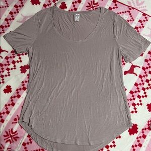Old Navy Women's Light Purple Scoop Neck Tee